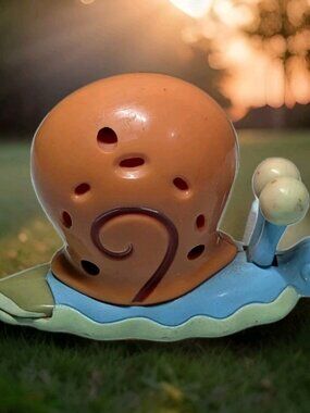 SpongeBob Square Pants Gary Snail Slime Motion Burger King Meal Toy Viacom 2001